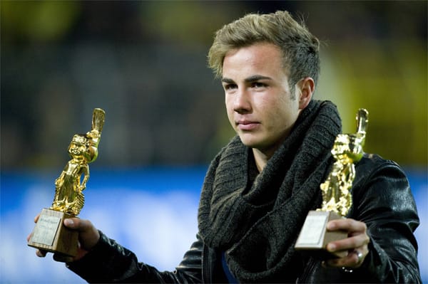 Götze als Teenie-Schwarm: 2012 bekommt er den Bravo Otto in Gold verliehen.