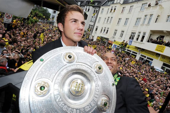 2011 wird Götze mit dem BVB Deutscher Meister.