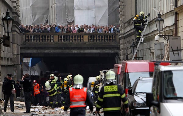Schwere Explosion in Prag Schwere Explosion in Prag