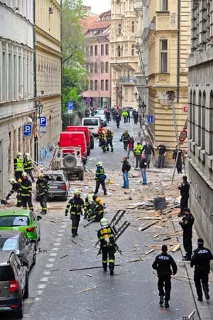 Schwere Explosion in Prag Schwere Explosion in Prag