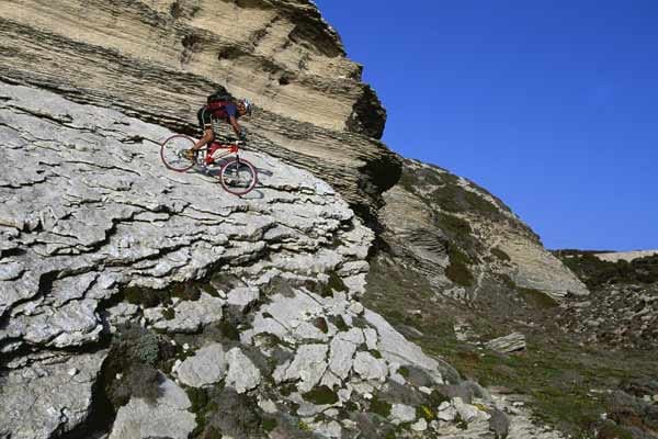 Mountainbike-Tour auf Korsika.