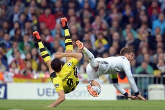 Rückspiel im Halbfinale der Champions League zwischen Real Madrid und Borussia Dortmund. Von Beginn an schenken sich beide Teams nichts.