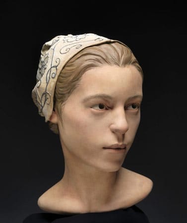 Eine Rekonstruktion des Kopfes von Jane, wie die Forscher das Mädchen nannten: Die 14-Jährige ist vermutlich eines natürlichen Todes gestorben, ehe sie als Speise diente.