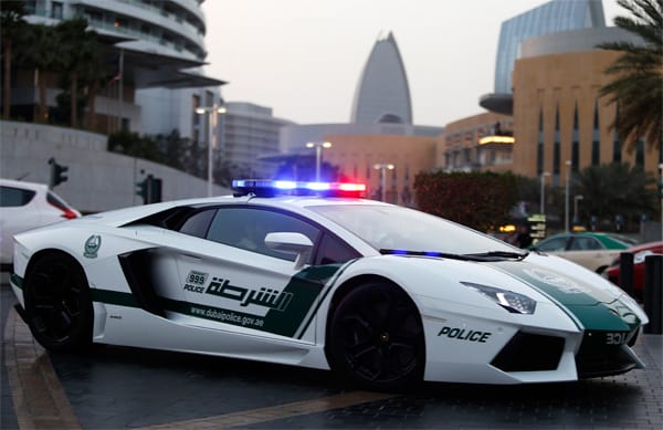 Lamborghini Aventador im Polizeidienst