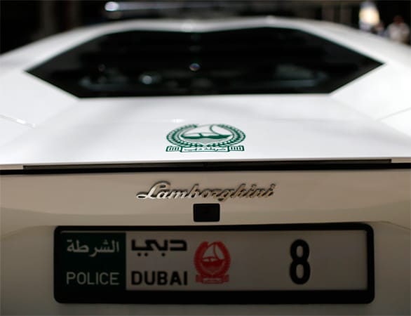 Lamborghini Aventador im Polizeidienst
