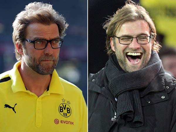 Verjüngungskur für den Meistertrainer: Der mittlerweile zur Werbe-Ikone aufgestiegene BVB-Coach Jürgen Klopp unterzieht sich einer Haartransplantation (links im Bild das Resultat). Seine Eitelkeit kommentiert der 45-Jährige locker: "Das Ergebnis ist ganz cool geworden, oder?"