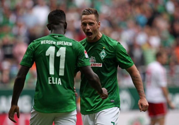 Ins Abseits gerast sind Eljero Elia und Marko Arnautovic. Den beiden Werder-Stars wird eine nächtliche Spritztour zum Verhängnis: Arnautovic ist dabei deutlich zu schnell unterwegs, Elia liefert sich ein Wortgefecht mit den Beamten. Werder suspendiert die beiden bis Saisonende. Der Österreicher fühlt sich als Opfer einer Hetzkampagne: "Da werden Ameisen zu Elefanten aufgeblasen!"