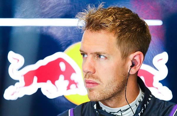 Im zweiten freien Training machte Vettel dann ernst und fuhr die Bestzeit.
