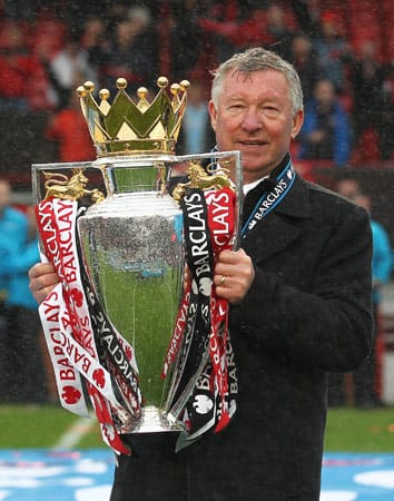 ...seinem langjährigen Teammanager Alex Ferguson den 13. nationalen Titel und ein gelungenes Karriereende.