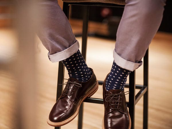 Den Blick fürs Detail beweist Ben Sherman selbst bei den kleinsten Accessoires wie Socken. Mit viel Hingabe konzentriert sich das Designteam im Sinne des Gründers auf Farben und Muster.