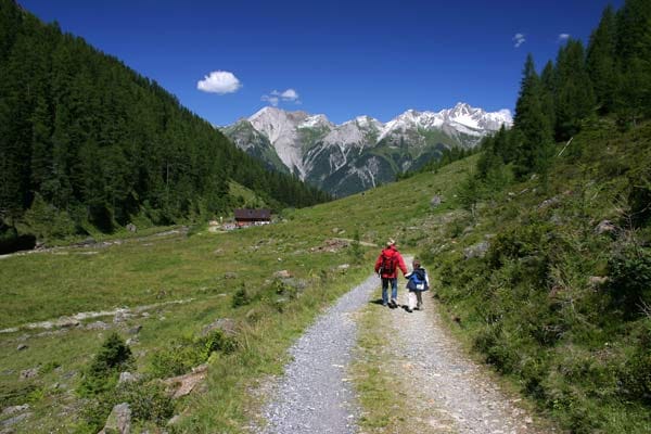 Wandern auf dem Arlberg.