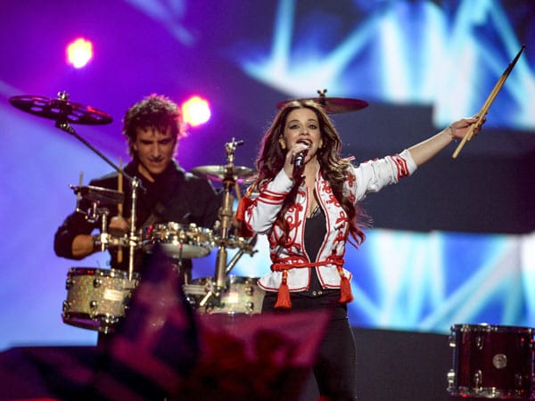Für Bulgarien hat es sich ausgetrommelt: Elitsa Todorova und Stoyan Yankulov haben es mit ihrer Performance und dem Song "Samo Shampioni" nicht unter die besten 26 geschafft.