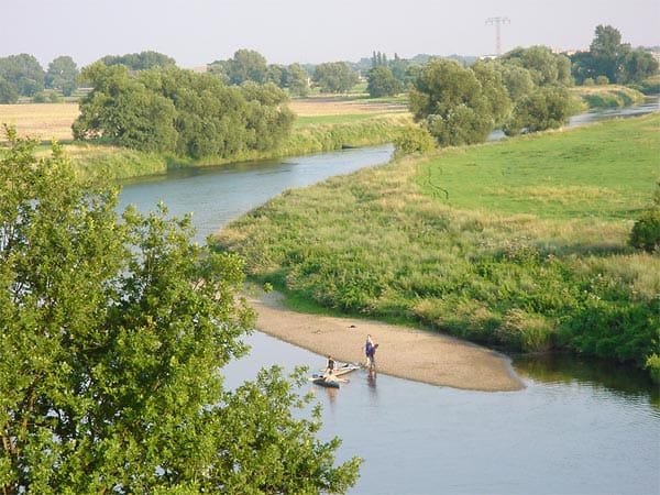 Flusslandschaften in der Dübener Heide.