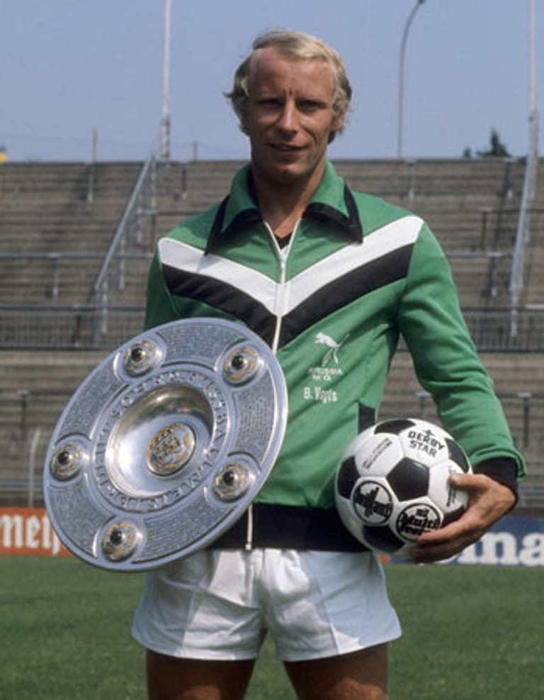 Berti Vogts spielte in 419 Spielen für Mönchengladbach und gewann dabei zahlreiche Titel.