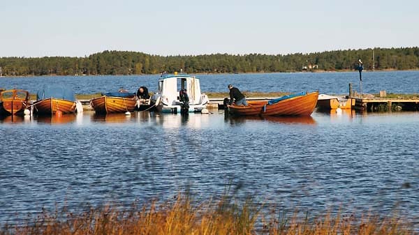 Angeln in Südschweden.