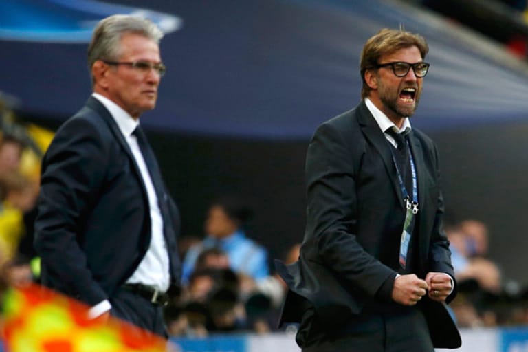 Die Anspannung in dem ersten europäischen Endspiel mit rein deutscher Beteiligung ist beiden Trainern anzumerken.