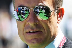 Jean Alesi, der Ex-Formel-1-Fahrer, lässt sich den Grand Prix in Monaco nicht entgehen.