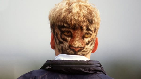 Stefan Effenberg wird 1994 zum Tiger. Den Spitznamen, den ihm diese Frsur einbrachte, trägt er bis heute.