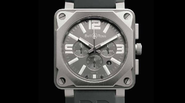 Die gleiche Uhr als Chronograph bietet Bell & Ross mit der BR 01-94 Chronographe Pro Titanium an. Die elegante Uhr ist für rund 4700 Euro zu haben.