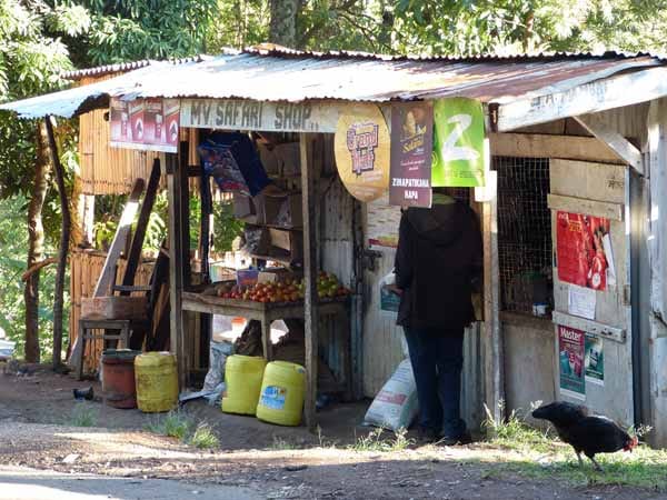 "Safari Shop" in Marangu, Tansania.