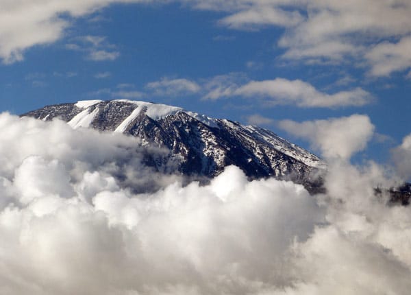 Kilimandscharo in Tansania: Der höchste Berg Afrikas.