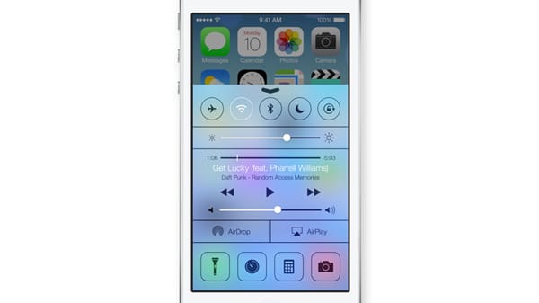 Control-Center in iOS 7