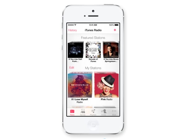 iTunes Radio in iOS 7