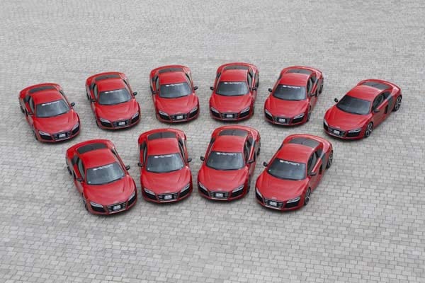 So wird es bei den zehn serienreifen Exemplaren bleiben, die Audi nicht verkaufen wird und uns freundlicherweise in Berlin zur Verfügung stellte.