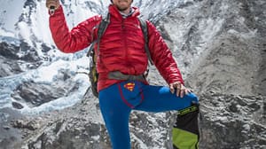 David Göttler am Makalu, Himalaya.