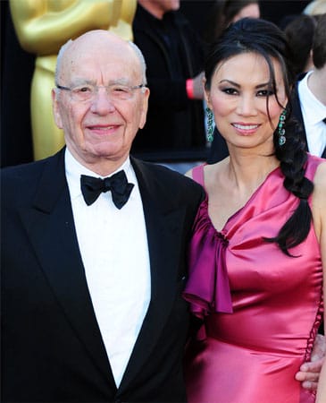 Rupert Murdoch und seine Ehefrau Wendi Deng lassen sich scheiden.