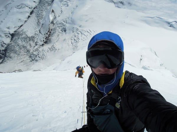 Michi Wohlleben und der tödlich verunglückte Bergsteiger Juanjo Garra.