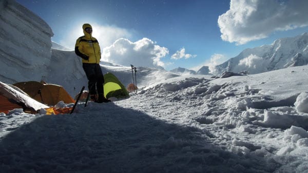 Michi Wohlleben: Lager 1 am Dhaulagiri.