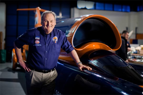 Der Brite Richard Noble ist auch für den "Thrust SSC" verantwortlich, der 1997 den aktuellen Geschwindigkeitsrekord aufstellte.