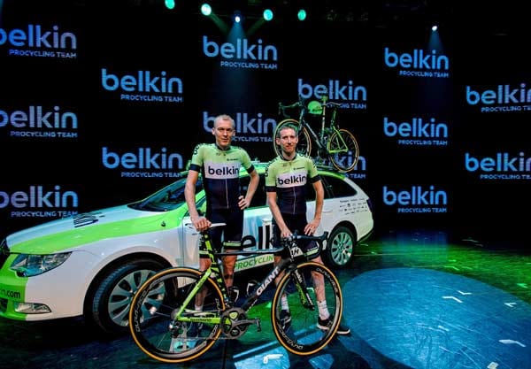 Dauerbrenner im neuen Gewand: Über Jahre war die Rabobank-Mannschaft fester Bestandteil der Tour. Doch nach diversen Doping-Enthüllungen innerhalb des Teams tritt der Sponsor nicht mehr öffentlich als Namensgeber auf. Blanco hießen die Niederländer zunächst, kurz vor der Tour stieg Belkin als Sponsor ein. Hoffnungsträger der Equipe bleiben aber Bauke Mollema, zuletzt Zweiter bei der Tour de Suisse, und Robert Gesink (links).