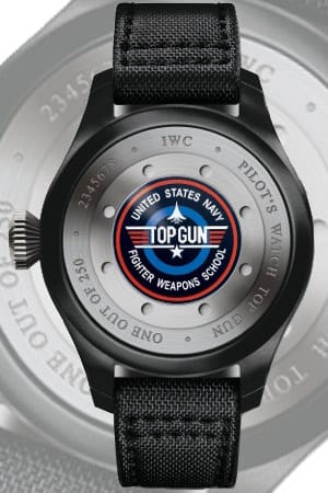 Der Chronograf hat das Top-Gun-Logo auf der Rückseite, ist auf 250 Exemplare limitiert und kostet 36.600 Euro.