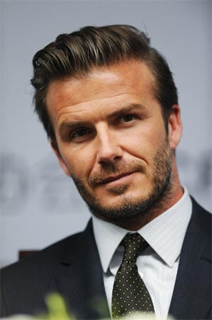 Fußballstar-Star David Beckham wurde mit seinem Haarschnitt auf Platz 3 gewählt.