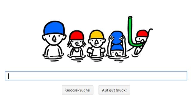 Google Doodle zur Sommersonnenwende.