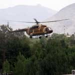 Hubschrauber bringen die Leichen aus der Region des Basislagers - es liegt rund 4000 Meter hoch. Hubschrauber bringen die Leichen aus der Region des Basislagers - es liegt rund 4000 Meter hoch.