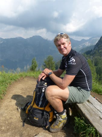 Bergführer Eddy Balduin: Wandern auf der Fünf-Seen-Tour.