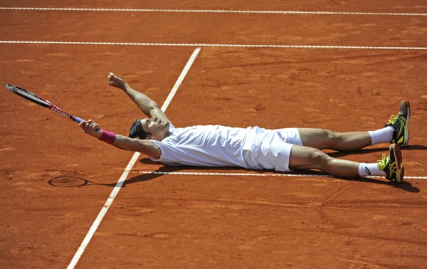 Anfang Mai 2013 gewann er das ATP-Turnier in München gegen Philipp Kohlschreiber. Erschöpft und erleichtert legte sich Haas zunächst auf den Platz und ließ sich dann vom Publikum für seinen ersten Sieg in der bayrischen Metropole feiern.