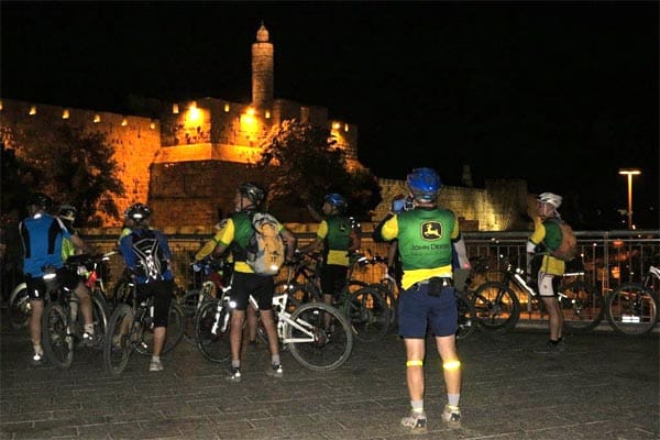 Radurlaub in Israel: Bike Night Jerusalem.