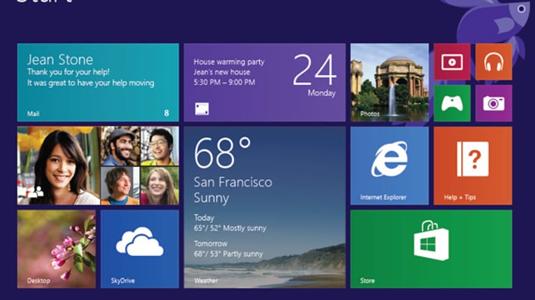 Startbildschirm Windows 8.1