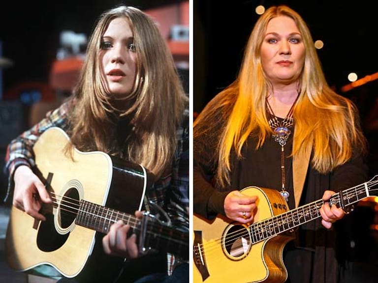 Juliane Werding hat in ihrer Karriere ihren Look kaum verändert. Die "Am Tag, als Conny Kramer starb"-Sängerin steht noch immer mit der Gitarre auf der Bühne.