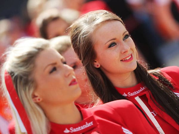 Das sind die schönen jungen Damen von Großbritannien 2013.