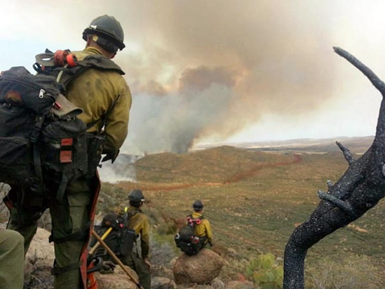 Buschbrände Arizona, letztes Foto