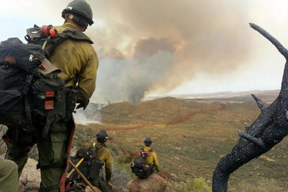 Buschbrände Arizona, letztes Foto