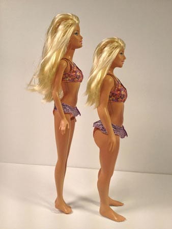 Ein kurviger Hintern, muskulöse Arme und Beine: Lamms Version der Barbie-Puppe wirkt deutlich gesünder - und durchaus attraktiv.