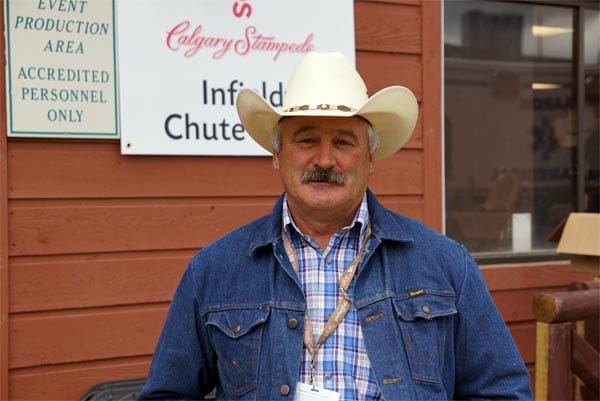 Der 57-jährige Jim Dunn ist einer der Punktrichter der Calgary Stampede. Von 1977 bis etwa 1989 gehörte er selbst zur Elite der Rodeo-Cowboys.