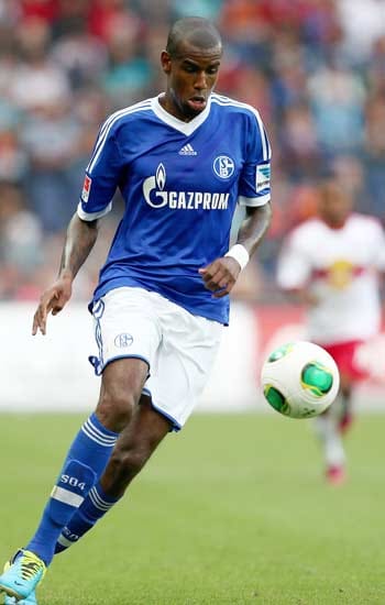 Felipe Santana im königsblauen Dress des FC Schalke 04
