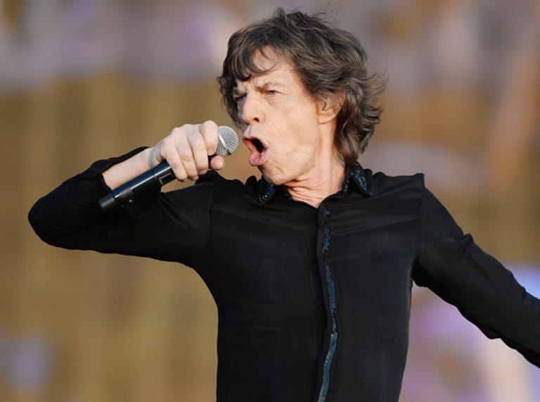 Mick Jagger im Wandel der Zeit